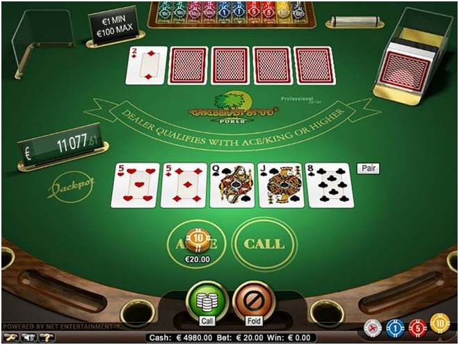 How to begin playing caribbean stud poker