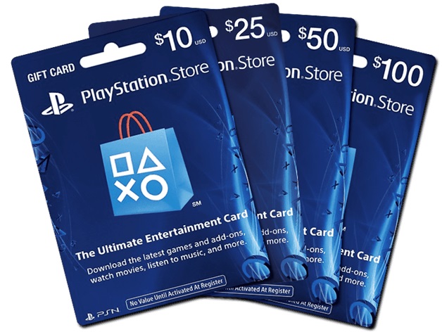 Playstation Network cards