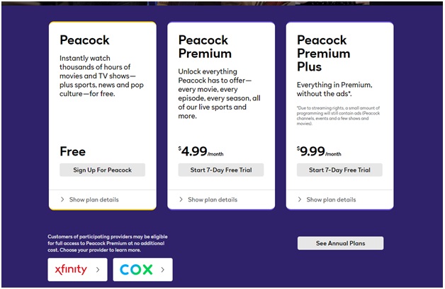 What is peacock subscription